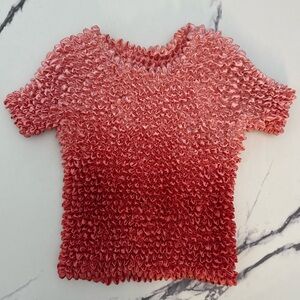 Vintage Y2K Pink Ombre Magic Bubble Top